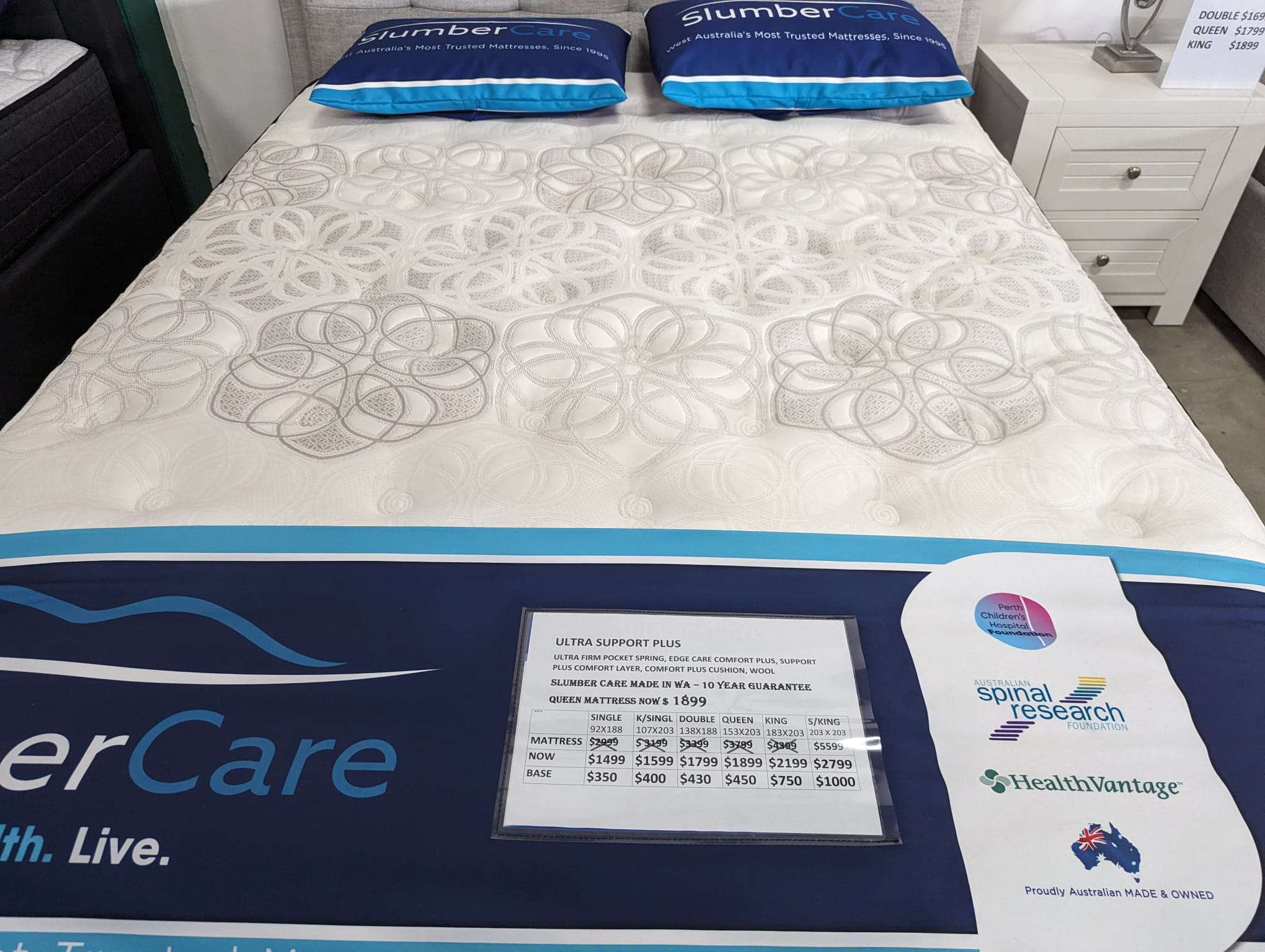 Ultra Support Plus Mattress by SlumberCare